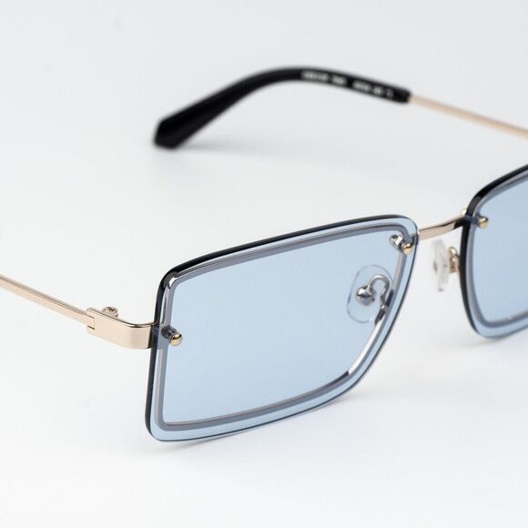 SALE!!!Off-White TAMPA Women Sunglasses Gold Blue Rectangular OERI13N TAMPA 7640 main image 11